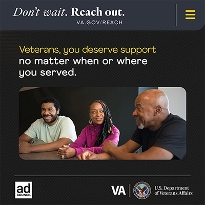Veterans, you deserve support no matter when or where you served