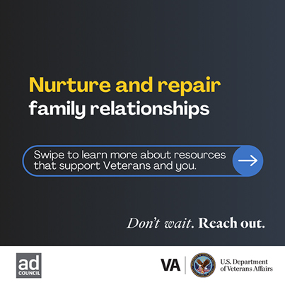 Nurture and repair family relationships. Swipe to learn more.