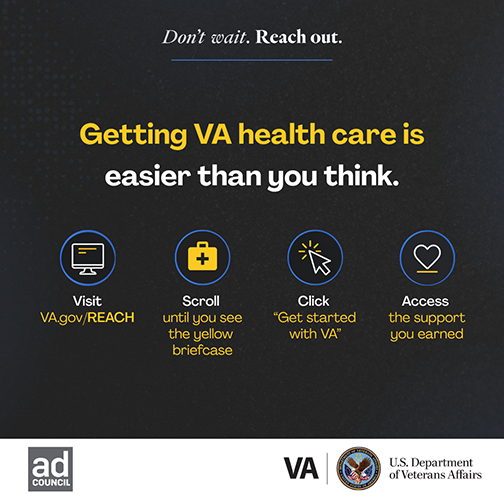 Getting VA healthcare is easier than you think.